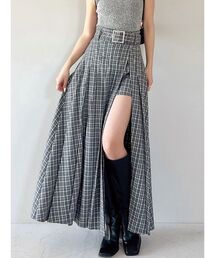 RESEXXY | ワイドプリーツレイヤードフレアスカート(スカート)