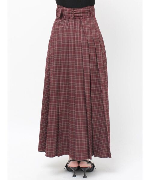 RESEXXY（リゼクシー）の「ワイドプリーツレイヤードフレアスカート（スカート・レディース・グレー/ブラック/レッド・FREE）」の13枚目の写真