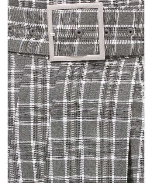 RESEXXY（リゼクシー）の「ワイドプリーツレイヤードフレアスカート（スカート・レディース・グレー/ブラック/レッド・FREE）」の7枚目の写真