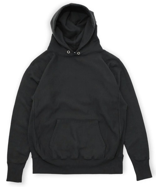 ATON(エイトン)の「【ATON】 NATURAL DYED URAKE HOODIE(パーカー・メンズ・ライトグレー/グリーン/チャコールグレー・6/4)」の2枚目の写真