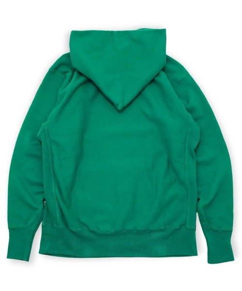 ATON(エイトン)の「【ATON】 NATURAL DYED URAKE HOODIE(パーカー・メンズ・ライトグレー/グリーン/チャコールグレー・6/4)」の11枚目の写真