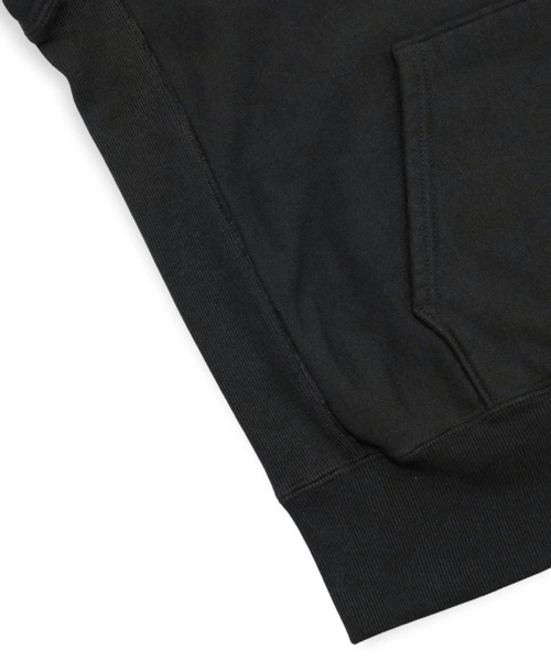 ATON(エイトン)の「【ATON】 NATURAL DYED URAKE HOODIE(パーカー・メンズ・ライトグレー/グリーン/チャコールグレー・6/4)」の8枚目の写真