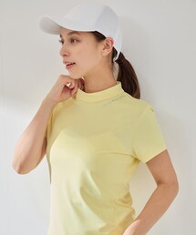 セール】【UVカット】【接触冷感】タック使いリボンモック半袖プル