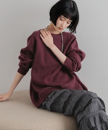 LOWRYS FARM | スウェットライクニット　581146(ニット/セーター)