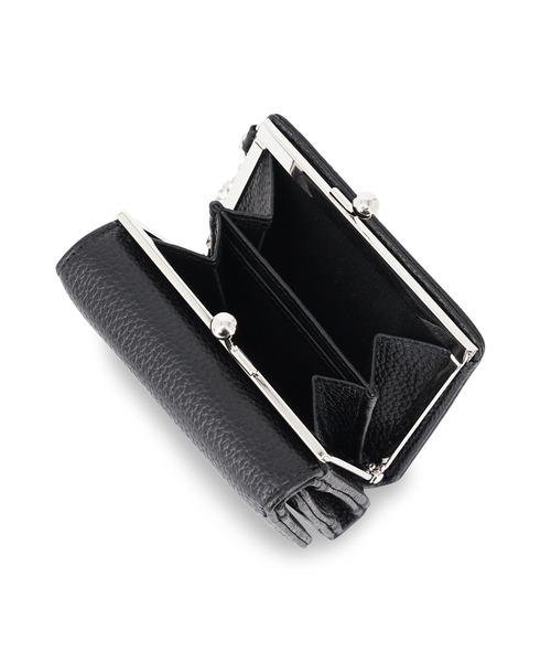 GYDA(ジェイダ)の「GYDA(ジェイダ)口金ミニ財布 GY-W342 プレーン(財布・レディース・アイボリー/ブラック/キャメル・FREE)」の13枚目の写真