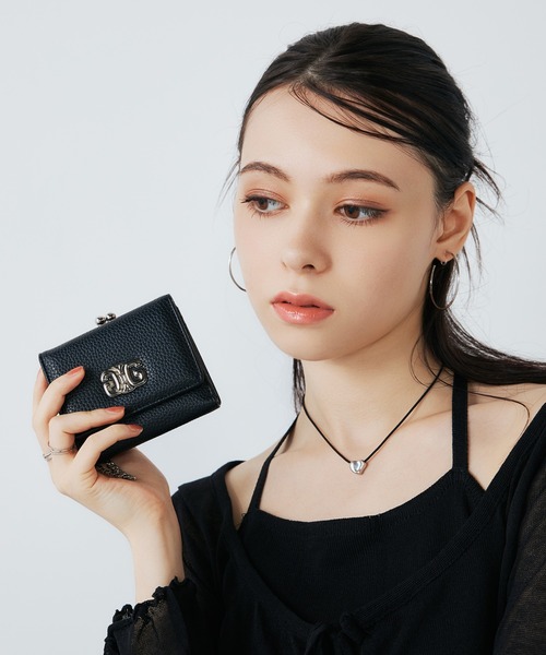 GYDA(ジェイダ)の「GYDA(ジェイダ)口金ミニ財布 GY-W342 プレーン(財布・レディース・アイボリー/ブラック/キャメル・FREE)」の22枚目の写真