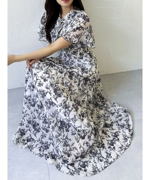 セール】【WEB限定追加】Watercolorflowerワンピース