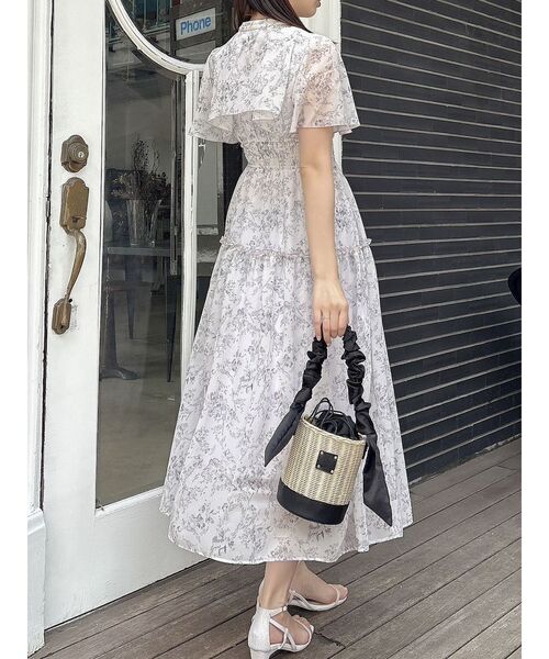 dazzlin(ダズリン)の「【WEB限定追加】Watercolorflowerワンピース(ワンピース・レディース・ピンク/オフホワイト/グレー・SMALL/MEDIUM)」の20枚目の写真