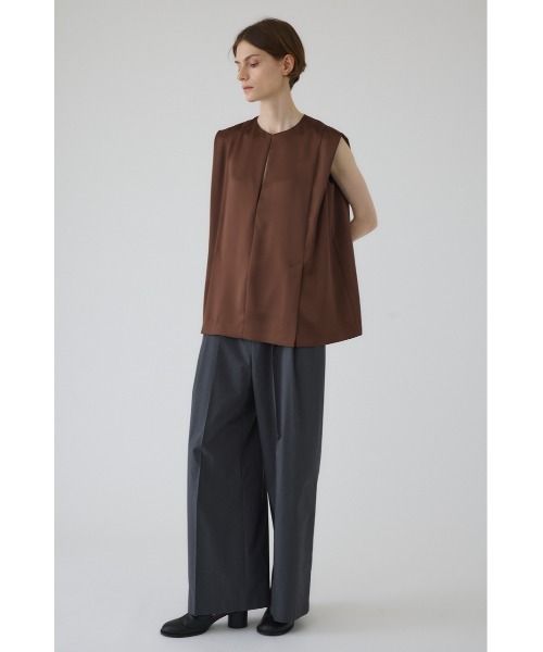 トップス Satin chic vest Satin chic vest サテンシックベスト（Tシャツ/カットソー