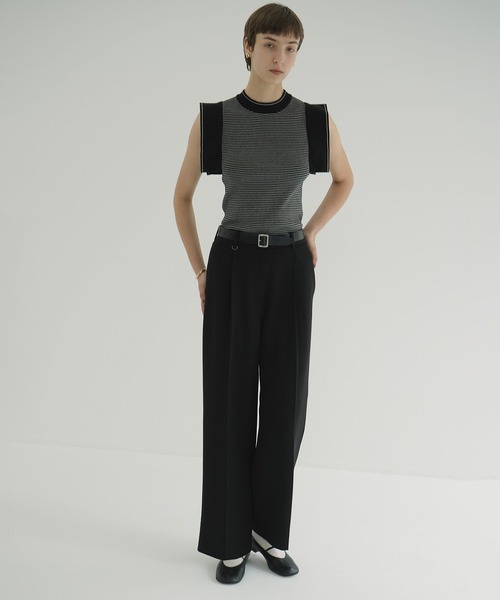 2WAY TUCK STRAIGHT PANTS（その他パンツ）｜CLANE（クラネ）の