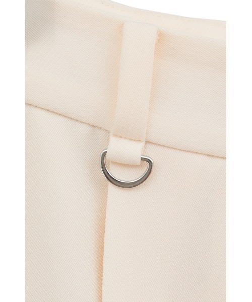 CLANE(クラネ)の「2WAY TUCK STRAIGHT PANTS(その他パンツ・レディース・アイボリー/ブラック/オレンジ/グレー・0/1/2)」の12枚目の写真