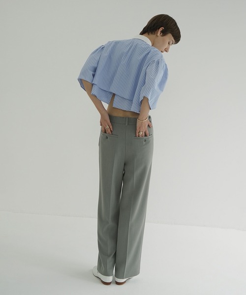 2WAY TUCK STRAIGHT PANTS(その他パンツ)|CLANE(クラネ)の 2WAY TUCK STRAIGHT PANTS(その他パンツ)|CLANE(クラネ)の