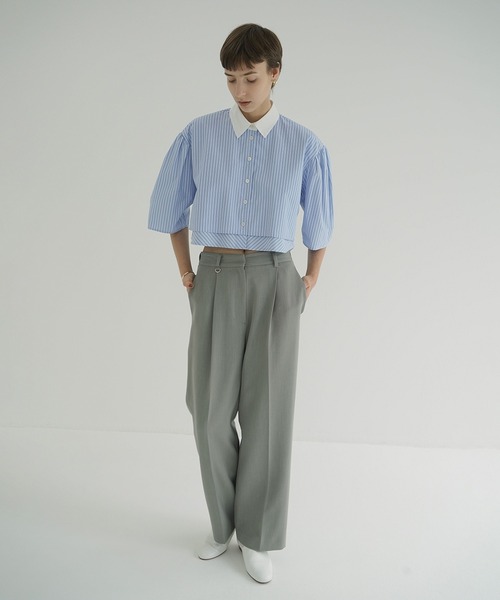 2WAY TUCK STRAIGHT PANTS（その他パンツ）｜CLANE（クラネ）の