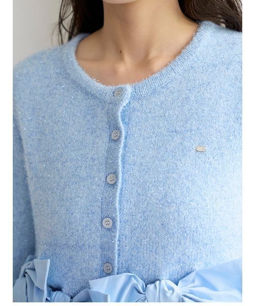 リボンモチーフカーディガン（ニット/セーター）｜SNIDEL（スナイデル