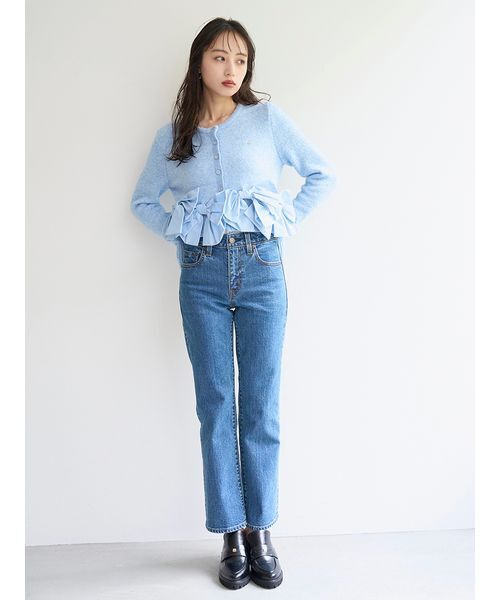 リボンモチーフカーディガン（ニット/セーター）｜SNIDEL