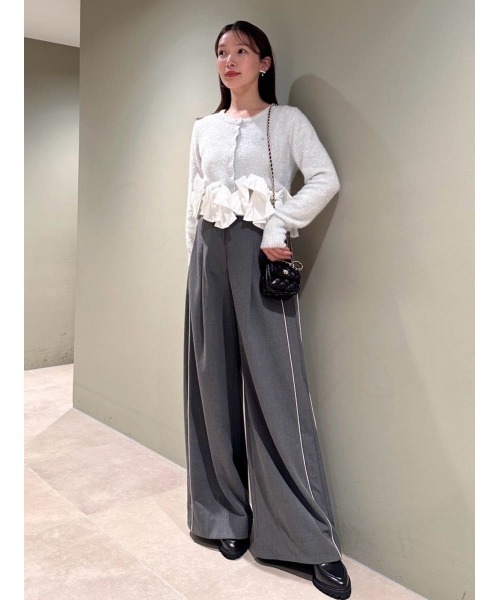 リボンモチーフカーディガン（ニット/セーター）｜SNIDEL（スナイデル