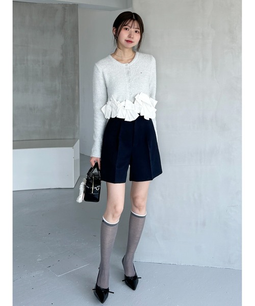 リボンモチーフカーディガン（ニット/セーター）｜SNIDEL（スナイデル