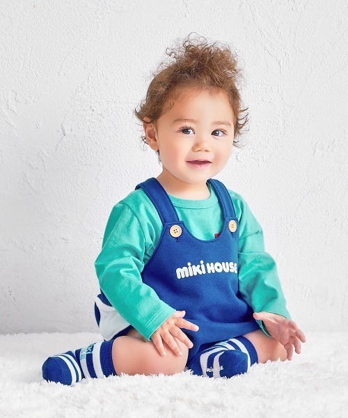 MIKI HOUSE（ミキハウス）の「【WEB限定】ロンパース（ロンパース・キッズ・ベージュ/ブラック/ラベンダー/ロイヤルブルー・フリー(80-90cm)）」の3枚目の写真