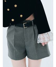 新品 ¥11440リリーブラウン Lily Brown ショートパンツ　フェザー LILY BROWN SALE60%OFF リリー ブラウン ボトムス 24秋冬 エコ