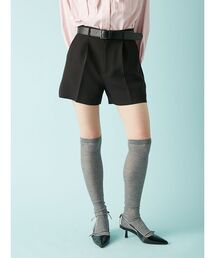 LILY BROWN | ベルト付きハイウエストショートパンツ(その他パンツ)