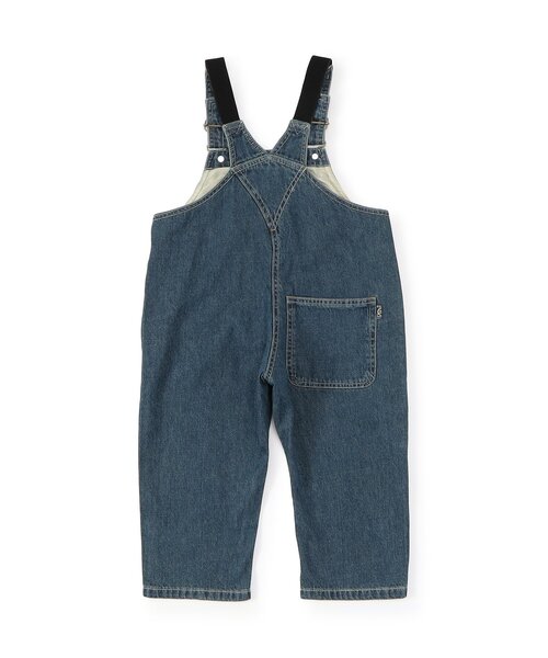 F.O.KIDS（エフオーキッズ）の「【ジュニア対応】エイジング加工　オーバーオール（サロペット/オーバーオール・キッズ・インディゴブルー/カーキ・80/90/100/110/120/130/140）」の4枚目の写真