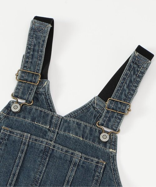 F.O.KIDS（エフオーキッズ）の「【ジュニア対応】エイジング加工　オーバーオール（サロペット/オーバーオール・キッズ・インディゴブルー/カーキ・80/90/100/110/120/130/140）」の11枚目の写真