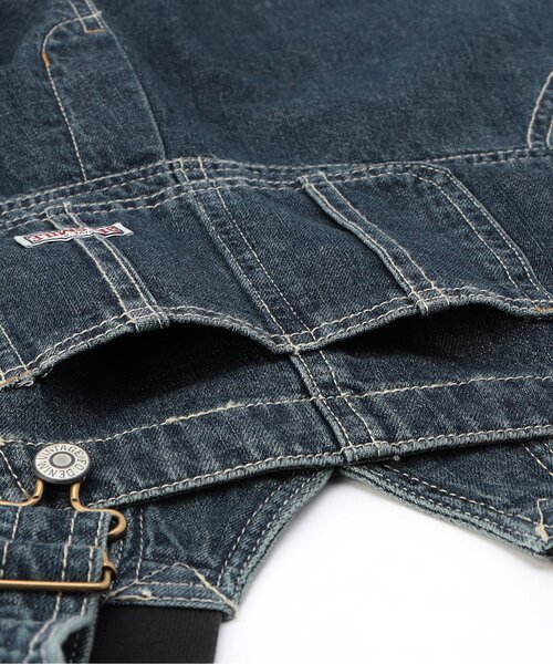 F.O.KIDS（エフオーキッズ）の「【ジュニア対応】エイジング加工　オーバーオール（サロペット/オーバーオール・キッズ・インディゴブルー/カーキ・80/90/100/110/120/130/140）」の15枚目の写真