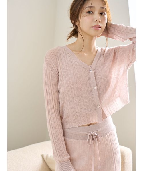 シアーカーディガン（ルームウェア/パジャマ）｜SNIDEL HOME