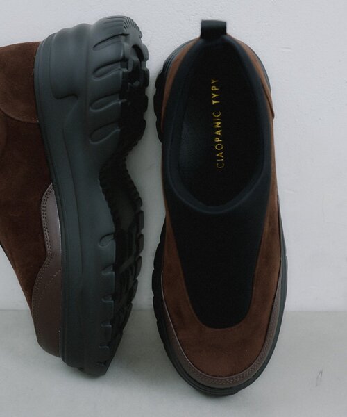 CIAOPANIC TYPY（チャオパニックティピー）の「【yomoセレクト】スウェード調ボリュームスリッポン（スニーカー・レディース・ブラック/ブラウン・SMALL/MEDIUM/LARGE）」の7枚目の写真