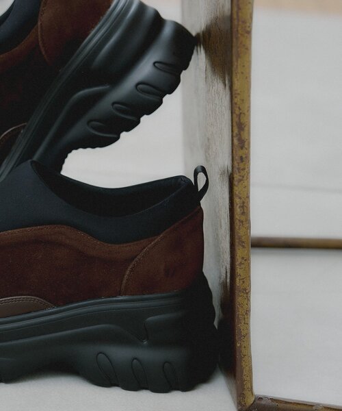 CIAOPANIC TYPY（チャオパニックティピー）の「【yomoセレクト】スウェード調ボリュームスリッポン（スニーカー・レディース・ブラック/ブラウン・SMALL/MEDIUM/LARGE）」の8枚目の写真