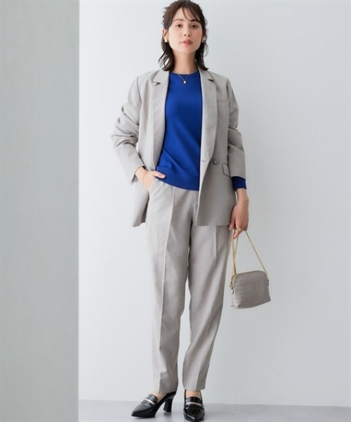 7days Life Styling(セブンデイズライフスタイリング)の「【UVカット】クルーネックニット (洗濯機OK)(ニット/セーター・レディース・ブラック/杢グレー/ブルー/ベージュ・3L/LL/L/M/S)」の14枚目の写真
