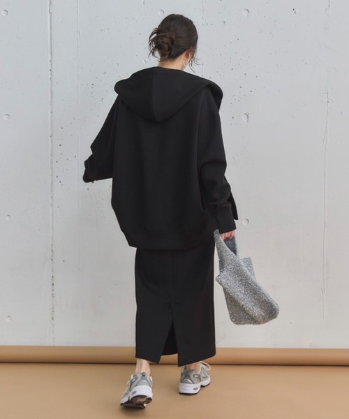 Doux archives（ドゥアルシーヴ）の「ボンディングタイトスカート（スカート・レディース・ブラック/ブラウン/グレイッシュベージュ・36/38）」の18枚目の写真