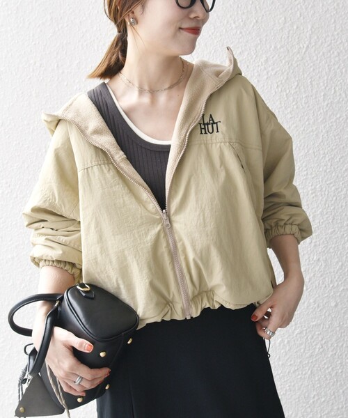 La Hutte リバーシブル マウンテンパーカ SHIPS any別注】La Hutte:〈洗濯機可能〉リバーシブル マウンテン