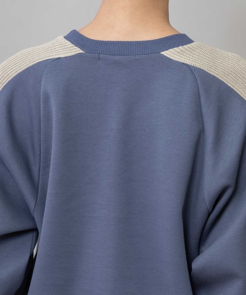 美品 21aw kolor ダンボール ニット ドッキング スウェット シャツ Yahoo!オークション - 【超人気デザイン】kolor 21AW ダンボール