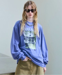 最終値下✴︎メゾンスペシャル　maison special 長袖カットソー MAGAZINE HEADING Long Sleeve T-shirt/MAGAZINE HEADINGロング