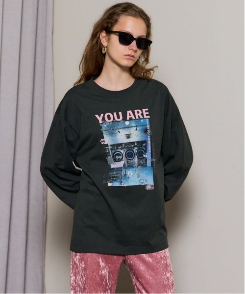 Laundry Photo Long Sleeve T-shirt/ランドリーフォトロンTEE（Tシャツ