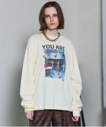 最終値下✴︎メゾンスペシャル　maison special 長袖カットソー MAGAZINE HEADING Long Sleeve T-shirt/MAGAZINE HEADINGロング