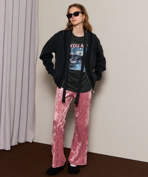 MAISON SPECIAL(メゾンスペシャル)の「Laundry Photo Long Sleeve T-shirt/ランドリーフォトロンTEE(Tシャツ/カットソー・レディース・パープル/ライトグレー/チャコールグレー/クリーム・FREE)」の5枚目の写真