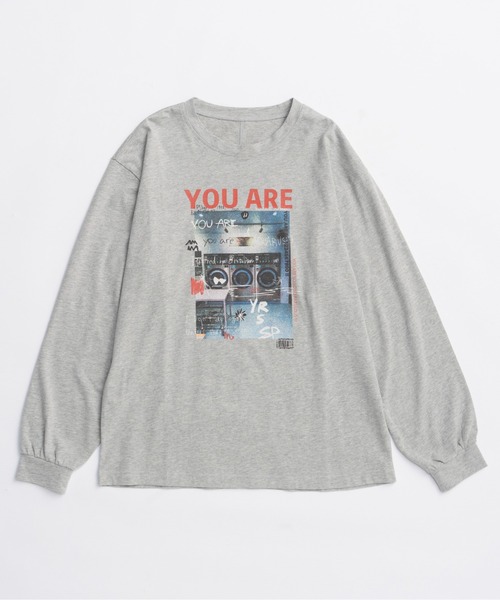 MAISON SPECIAL(メゾンスペシャル)の「Laundry Photo Long Sleeve T-shirt/ランドリーフォトロンTEE(Tシャツ/カットソー・レディース・パープル/ライトグレー/チャコールグレー/クリーム・FREE)」の12枚目の写真