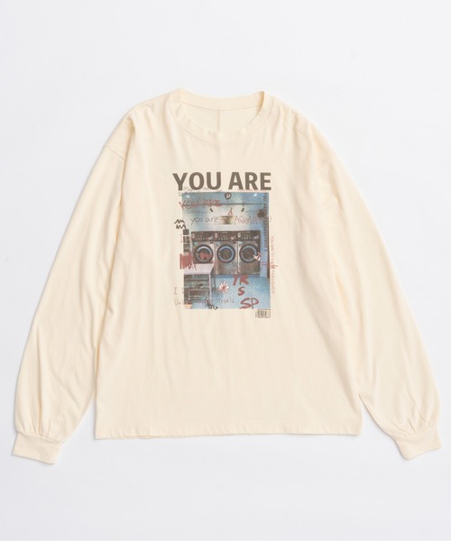 MAISON SPECIAL(メゾンスペシャル)の「Laundry Photo Long Sleeve T-shirt/ランドリーフォトロンTEE(Tシャツ/カットソー・レディース・パープル/ライトグレー/チャコールグレー/クリーム・FREE)」の13枚目の写真