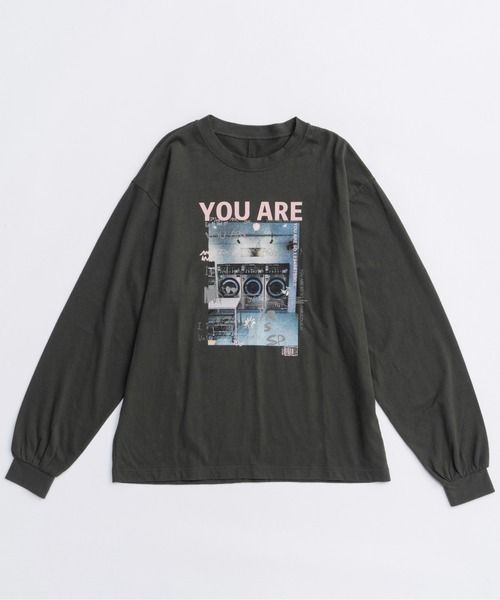 Laundry Photo Long Sleeve T-shirt/ランドリーフォトロンTEE（Tシャツ