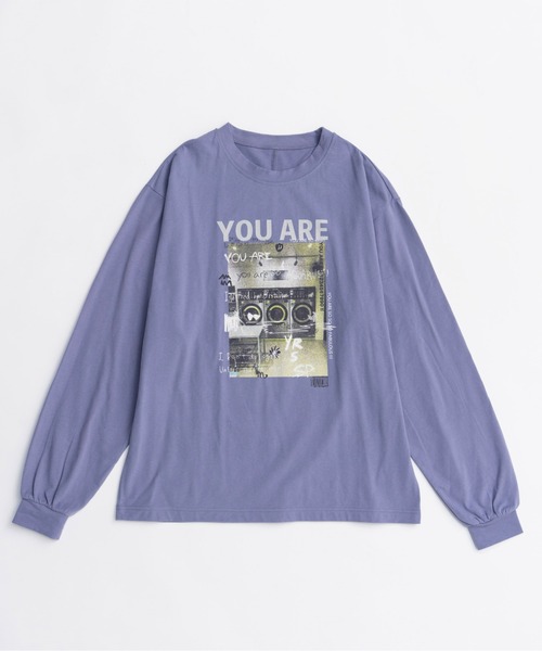 Laundry Photo Long Sleeve T-shirt/ランドリーフォトロンTEE（Tシャツ