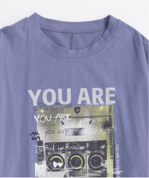 MAISON SPECIAL(メゾンスペシャル)の「Laundry Photo Long Sleeve T-shirt/ランドリーフォトロンTEE(Tシャツ/カットソー・レディース・パープル/ライトグレー/チャコールグレー/クリーム・FREE)」の16枚目の写真