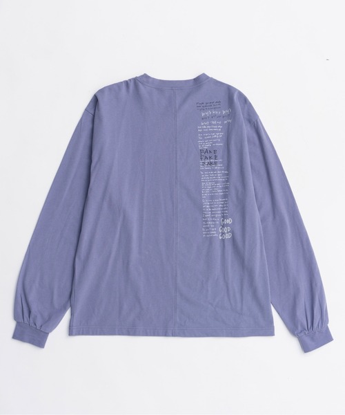 MAISON SPECIAL(メゾンスペシャル)の「Laundry Photo Long Sleeve T-shirt/ランドリーフォトロンTEE(Tシャツ/カットソー・レディース・パープル/ライトグレー/チャコールグレー/クリーム・FREE)」の20枚目の写真