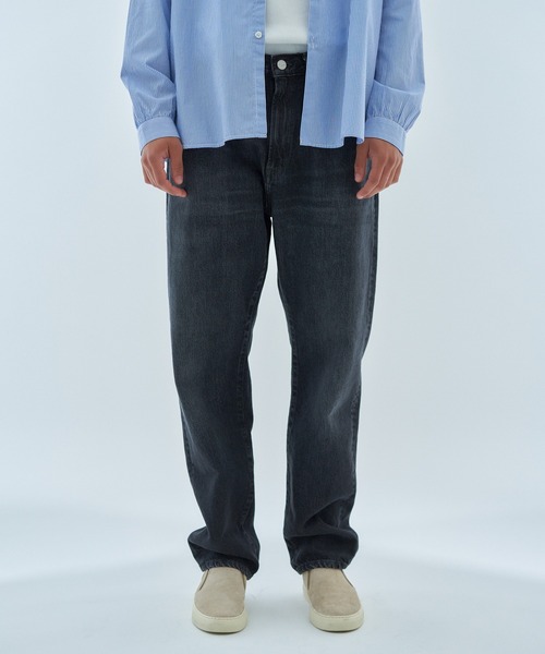 ESTNATION(エストネーション)の「ESTNATION / AUTHEN テーパードデニムパンツ(デニムパンツ・メンズ・ブラック/ブルー・30/32/34)」の2枚目の写真
