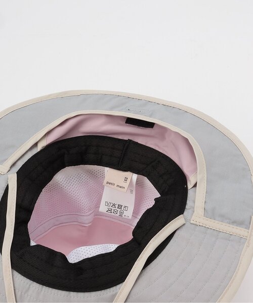 petit main（プティマイン）の「虫よけハット（ハット・キッズ・ライトグリーン/ネイビー/ライトピンク・50cm/54cm/52cm）」の7枚目の写真