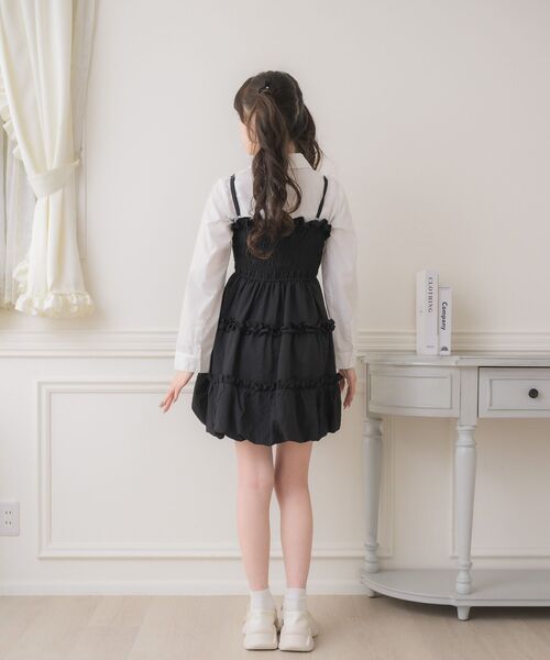 シャーリングバルーンミニワンピース ダーリッチ Darich シャーリングバルーンミニワンピース （ベージュ