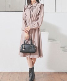 Honeys | リボン付フリルワンピース(ワンピース)