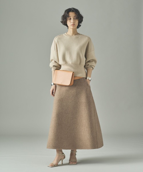 Curensology（カレンソロジー）の「Curensology(カレンソロジー)/＜C.S.G＞ウールジップニットプルオーバー（ニット/セーター・レディース・ベージュ/カーキ/グレー・FREE）」の10枚目の写真