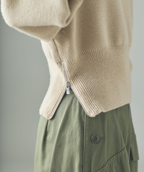 Curensology(カレンソロジー)/＜C.S.G＞ウールジップニットプル